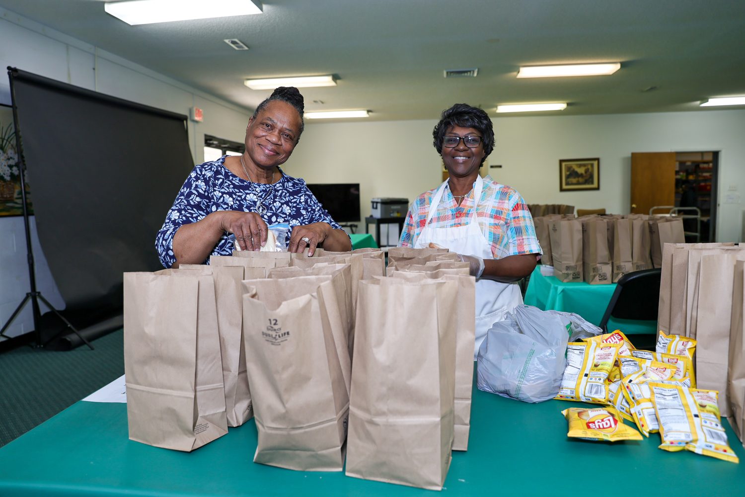 Food pantry volunteer